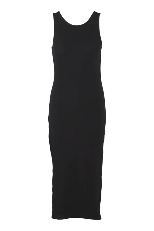 Ludmilla Openback Dress - Black