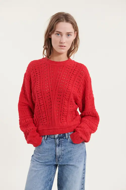 Winie Biaz Sweater - High Risk Red