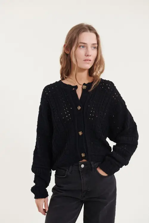 Winie Cardigan - Black