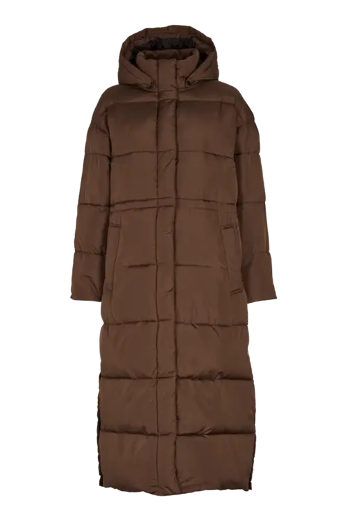 Dagmar Long Coat - Chocolate